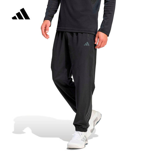 adidas阿迪达斯官方运动2026春男梭织长裤 KT3131