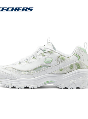 Skechers斯凯奇女鞋新款花海跑步鞋雏菊刺绣运动熊猫老爹鞋150234