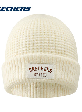 斯凯奇运动2025冬中性针织帽 L425U057-01B4