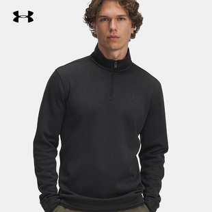 UNDERARMOUR安德玛运动2025男长袖半拉链 6003722-001