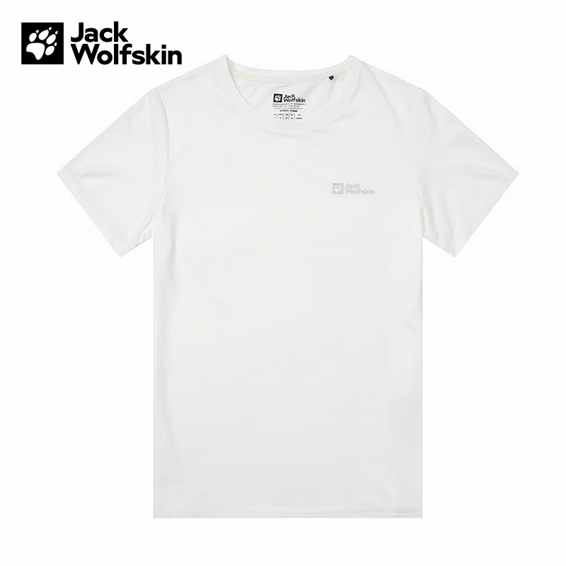JACKWOLFSKIN狼爪运动户外2025S/S女训练T恤 A64208-5488