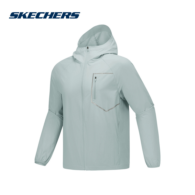 斯凯奇运动2025夏男梭织外套 P225M065-05CQ