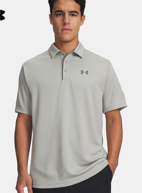 安德玛UNDERARMOUR运动2026S/S男短袖POLO 1290140-069