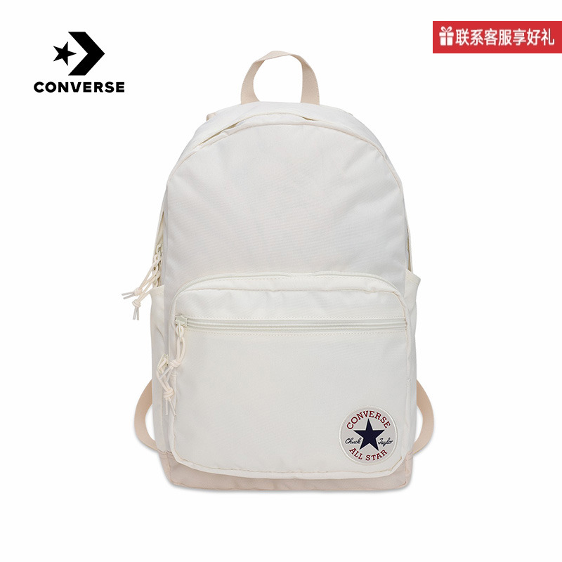 Converse匡威新款双肩包男女简约背包学生书包电脑包10021138-A01