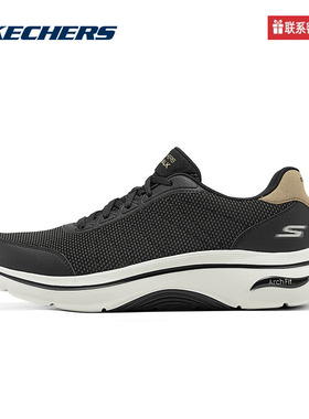 斯凯奇运动2025冬男休闲鞋 216603-BLK