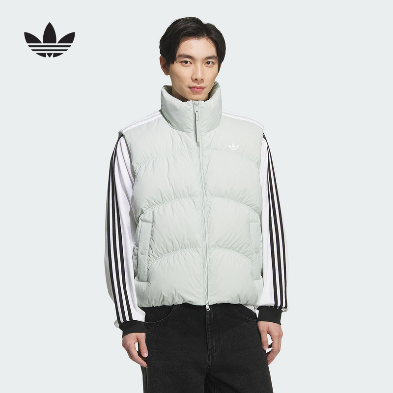 adidas阿迪达斯官方运动2025冬中性羽绒背心 KS8492