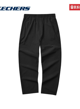 斯凯奇女士休闲裤子2025年春夏季新款梭织运动长裤L224W023/00