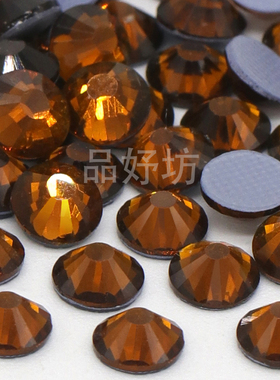咖啡色平底烫钻头纱肚皮舞衣服舞鞋贴钻幻彩烫钻器体操闪烫钻闪