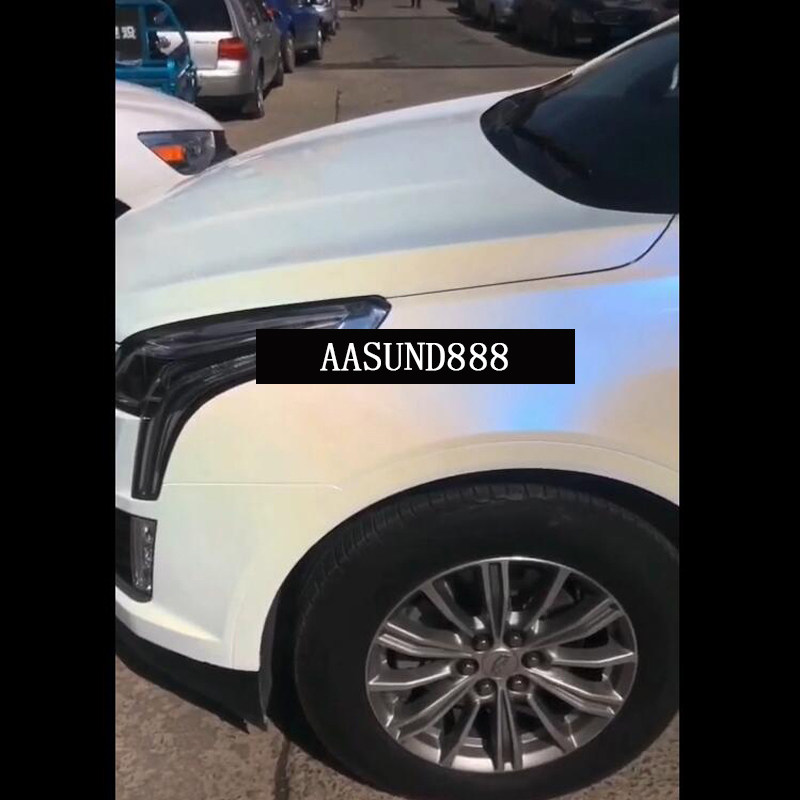 糖果莹彩白多变AASUND鹦鹉特效漆 汽车油漆 白色车无需更改行驶证