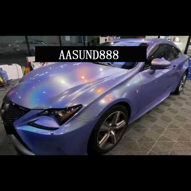 4D魔幻紫罗兰AASUND鹦鹉特效漆汽车变色油漆紫色车无需更改行驶证