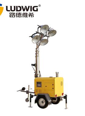 拖车自动升降移动照明车灯塔夜晚道路施工救援应急照明灯