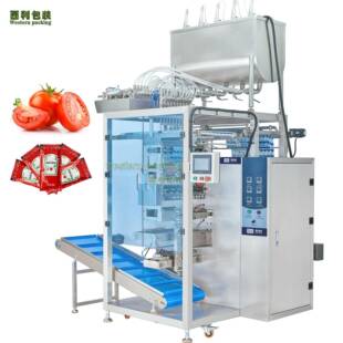 番茄酱水分装机四边封液体包装机液体包装机多列液体包装机广州