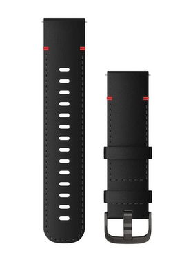 佳明GarminActive Darth Vader达斯·维达黑色皮表带灰色表扣22mm