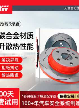 TRW天合划线刹车盘适配迷你MINI Clubman Countryman JCW AII前盘