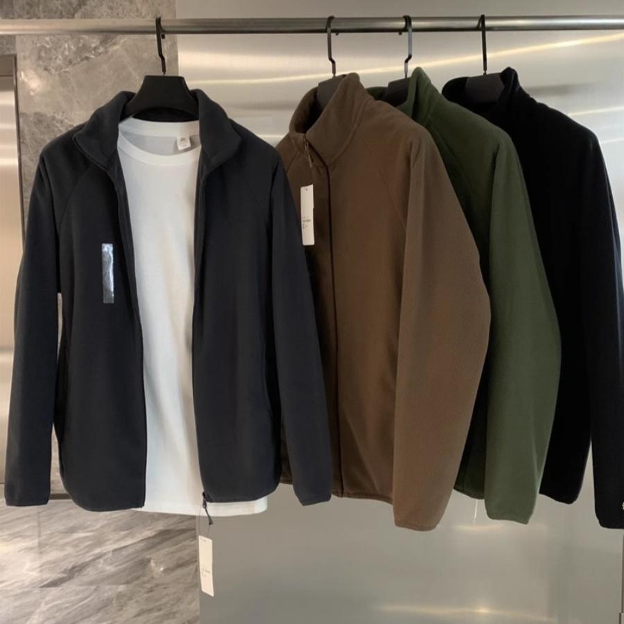 立领抓绒衣内胆摇粒绒夹克短外套