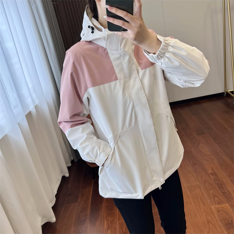 木巨1000+户外三合一男女同款可拆卸摇粒绒内胆连帽冲锋衣登山服