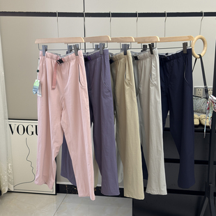 轻薄吸湿透气防水速干锥形休闲九分裤 风夏季 山系工装 大厂牛货