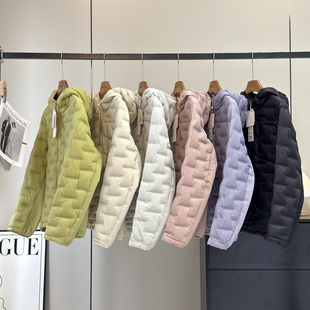 大厂订单！轻薄保暖羽绒服~90白鸭绒无缝压胶运动休闲连帽外套