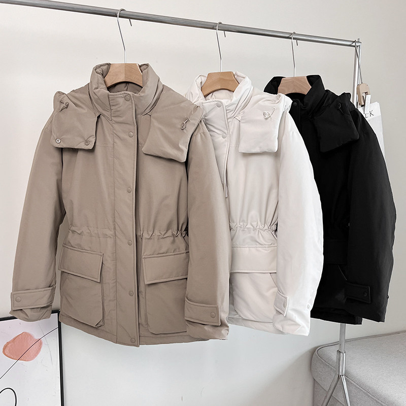 高性能复合工装连帽羽绒服外套