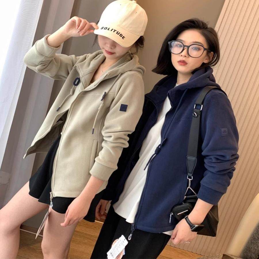 防风蓄热保暖抓绒衣摇粒绒外套