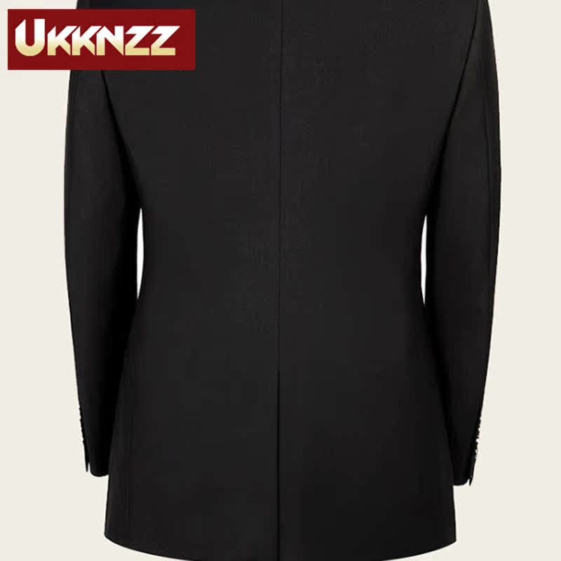 Costume homme UKKNZZ Laine 100% pour printemps - Ref 1574159 Image 4