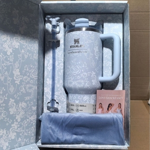 stanley繁花款丝带款史丹利大容量车载冰霸杯304不锈钢保温杯水杯