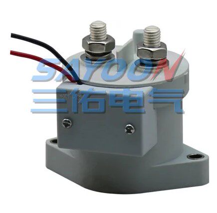 SEV200A高压直流继电器12V-24VDC新能源汽车充电桩光伏发电器48V