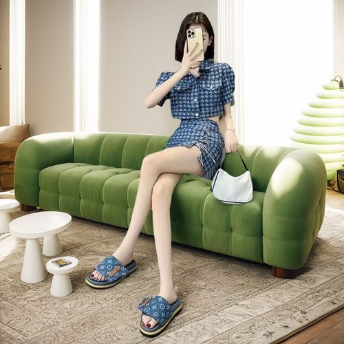 魔术贴拖鞋女厚底2025新款夏季