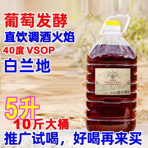 福柯莱原汁白兰地VSOP5升大桶装