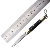 日美不锈钢可折叠水果刀 女生便携随身果刀挂钥匙扣欧美达水果刀