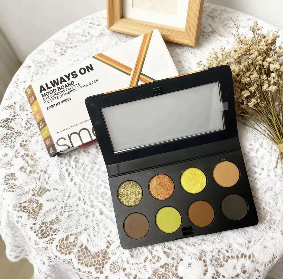 国内现货smashbox眼影盘8色珠光哑光新款新色小众earthyvibes正品