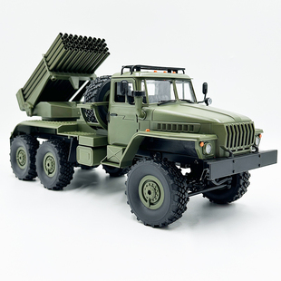 顽皮龙B36 21六驱大军卡rc遥控攀爬越野汽车男孩 2仿真火箭炮BM