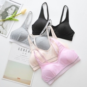 少女内衣发育期初中生小背心纯棉抹胸裹胸高中生打底青春期文胸薄