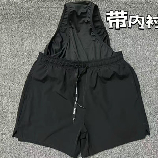 男女专业跑步田径短裤训练短裤带内衬训练速干三分裤体育生运动裤