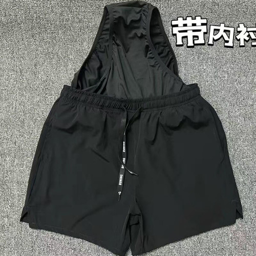 男女专业跑步田径短裤训练短裤带内衬训练速干三分裤体育生运动裤
