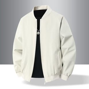 2025新款春秋季美式飞行员夹克男款薄款潮牌宽松外套棒球服上衣男