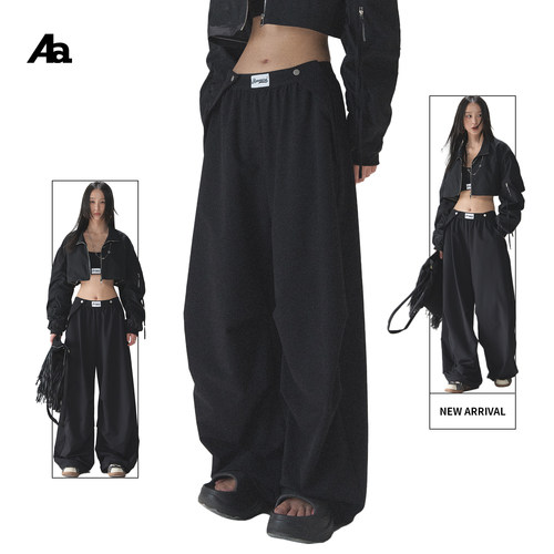 伞兵裤女弯刀裤裤子2025新款