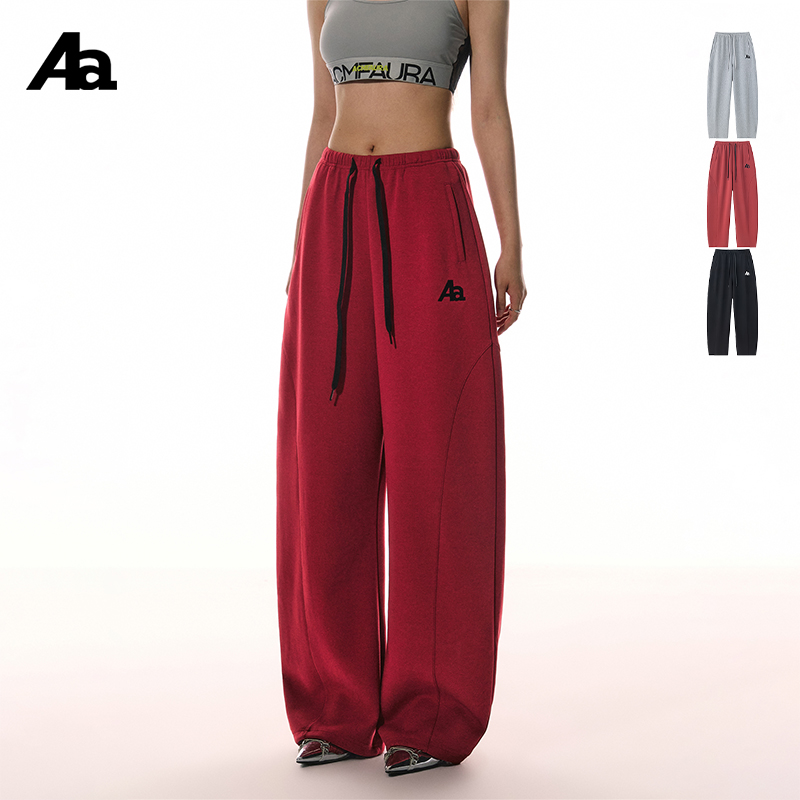 ACMEAURA纯色休闲卫裤宽松百搭