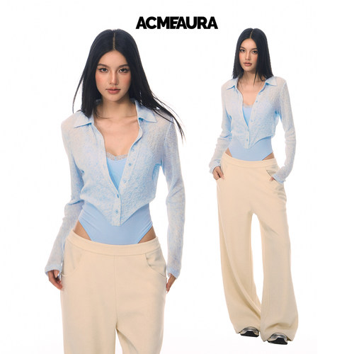 ACMEAURA美式设计假两件连体衣