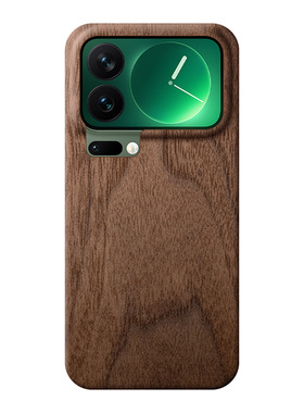 适用于小米17ProMax木质制手机壳保护套FoXiaormi14Pro实木头15Ultra超薄裸机手感个性防摔高端木纹新款13