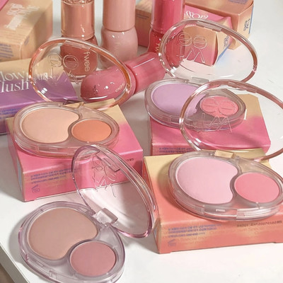 Fwee双色土豆泥腮红自然持久