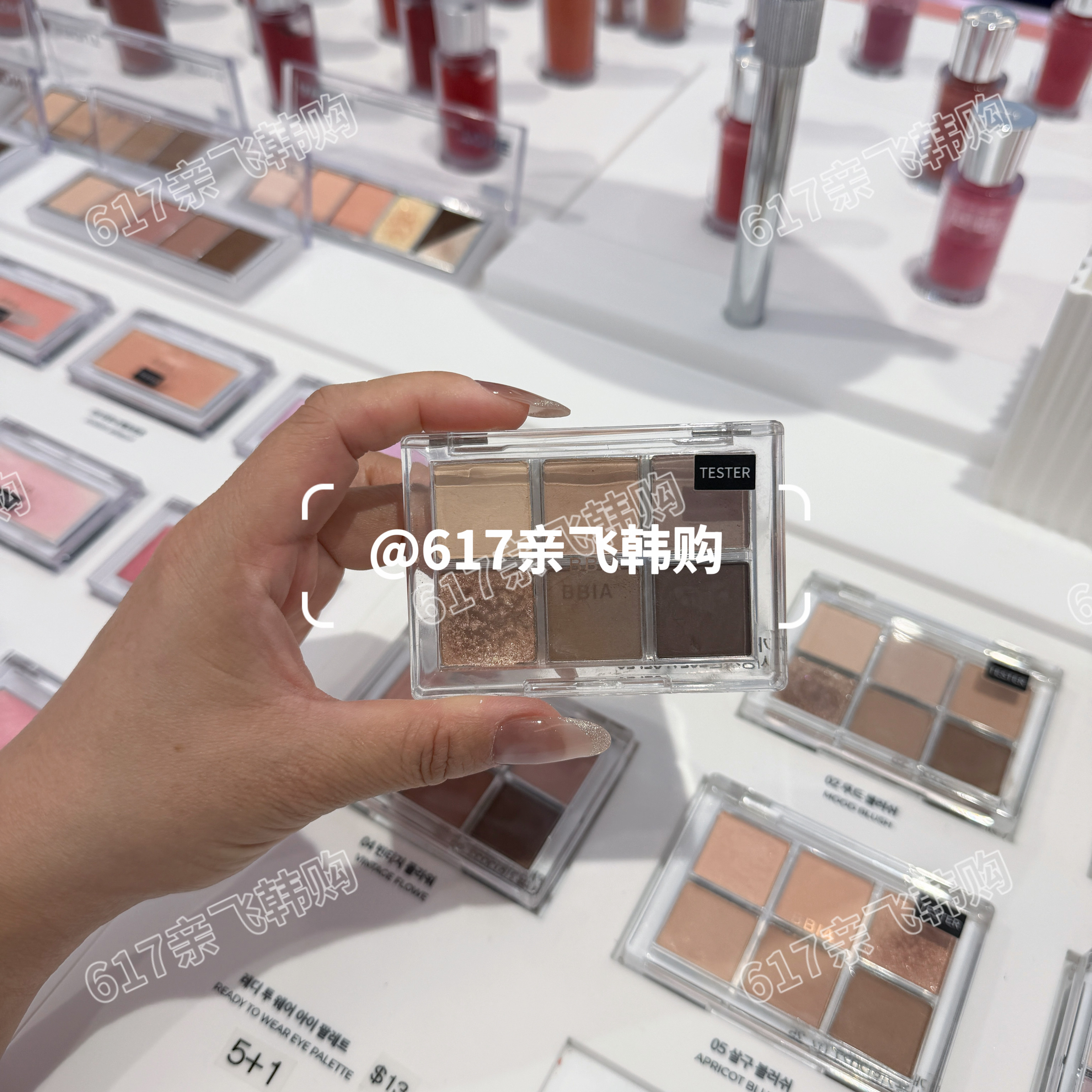 韩国正品BBIA六色眼影盘珠哑可选