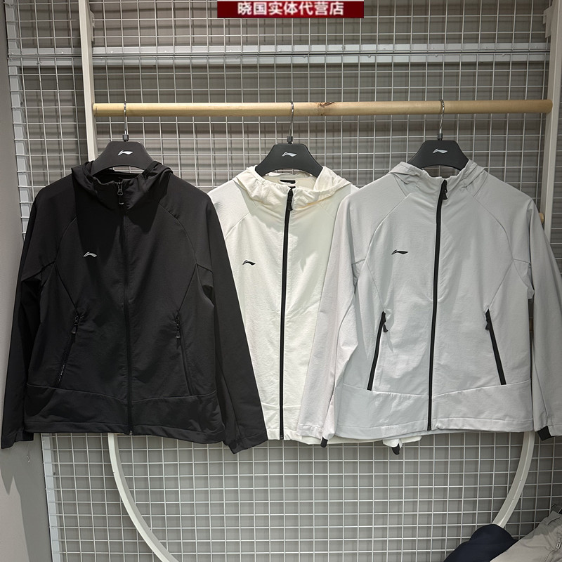 李宁运动风衣女子防泼水外套