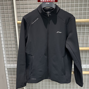 李宁运动卫衣2026春季新款男子加绒保暖防泼水针织外套AFDW081