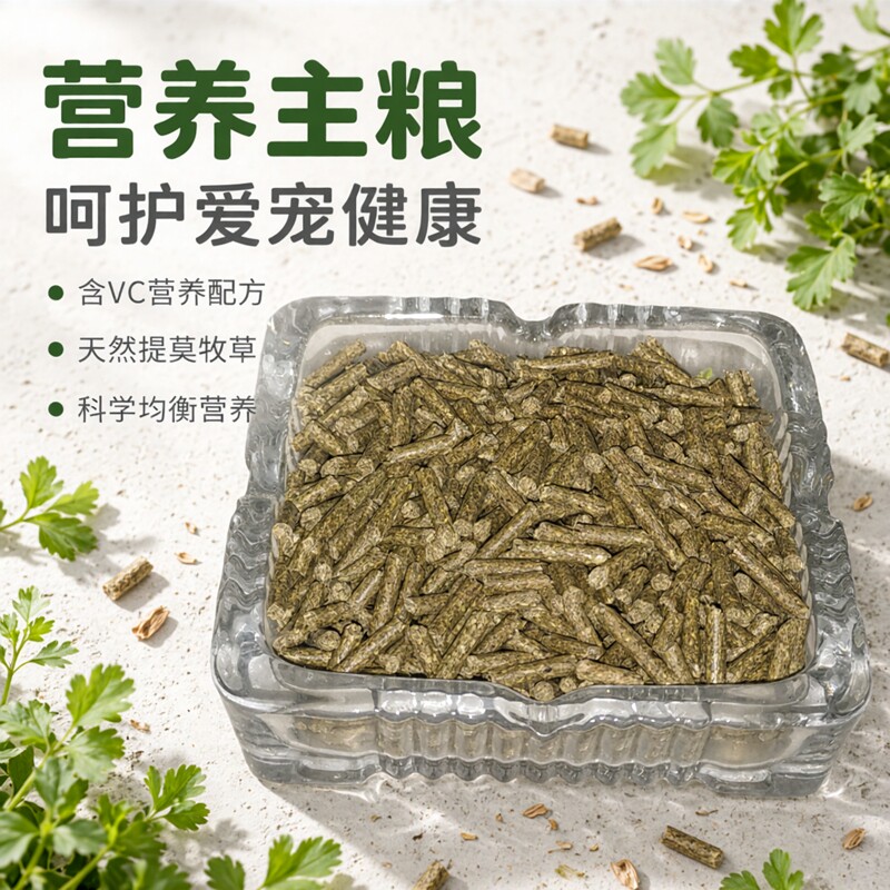 鼠将军荷兰猪粮食豚鼠天竺鼠专用豚鼠粮兔粮主粮提莫西草提莫牧草