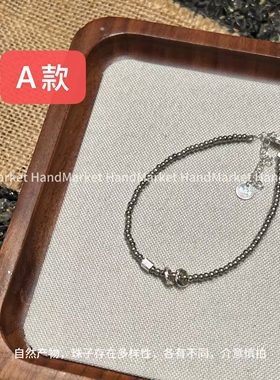 925银手链 JIUJIU【叠戴diy复古纯银手链】时尚百搭手链装饰品121