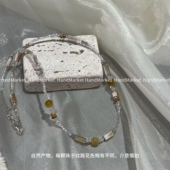 JIUJIU 月色轻纱 个性 链子925银 百搭时尚 气质简约水晶项链’