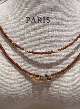 吊坠925银 JIUJIU【秋冬超美叠戴两件套】手工气质时尚百搭复古