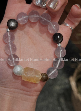 925银手链 JIUJIU【银光映月】时尚百搭简约手串装饰品0221