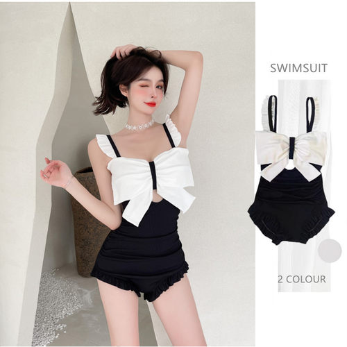 泳衣女网红纯欲风温泉保守